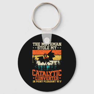 Grappige Mothman Stalen Mijn Katalysator Mothman Sleutelhanger