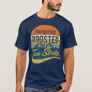 Grappige motorcross Je bent net geroosterd door ee T-shirt
