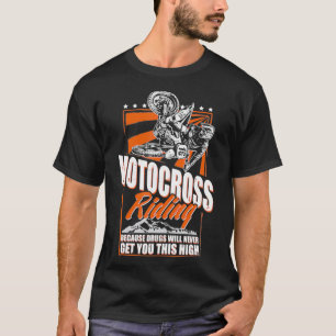 Grappige Motorcross MX Dirt Bike Quote T-shirt