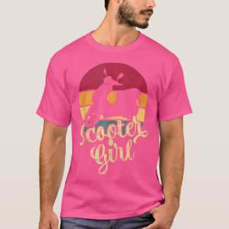 Grappige motorfiets scooter voor motorfiets t-shirt