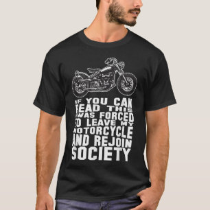 Grappige motorfiets voor mannen rijden biker papa t-shirt