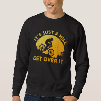 Grappige mountainbike kunst voor mannen Vrouwen Tr Trui