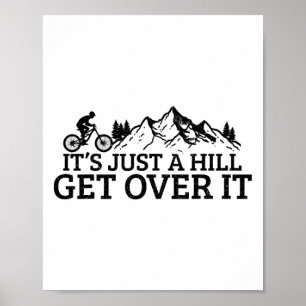 Grappige Mountainbike Mtb Fietsen Fietser Wielrenn Poster