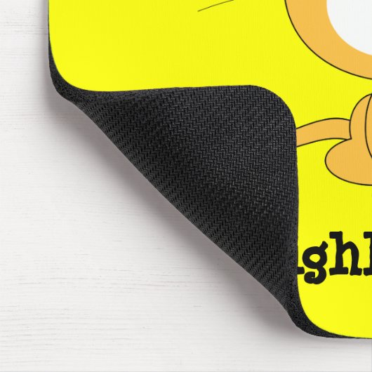 Grappige Mousepad met Trieste Kat Muismat (Hoek)