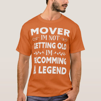 grappige Mover Truck Mover Gift Mover Wife birt T-shirt