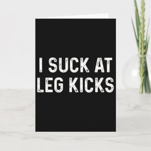 Grappige Muay Thai Kickboksen Been Trappen  Kaart