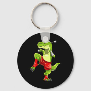 Grappige Muay Thai T-rex - Thais Boksen  Sleutelhanger