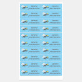 Grappige mug insect cartoon gepersonaliseerd labels (Vel)