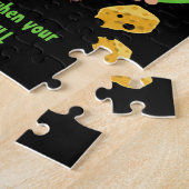 Grappige muis met kaas legpuzzel (Zijkant)