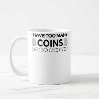 Grappige Muntenverzamelaar Voor Kid Cool Numismati Koffiemok