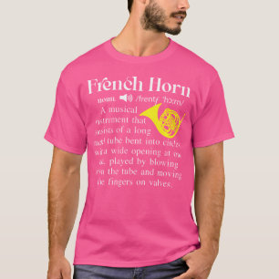 Grappige muziek Franse hoorn zelfstandig naamwoord T-shirt