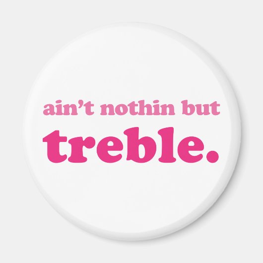 Grappige muziek grap magneet (Voorkant)