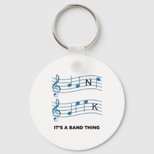 Grappige muziek - het is een band ding sleutelhanger