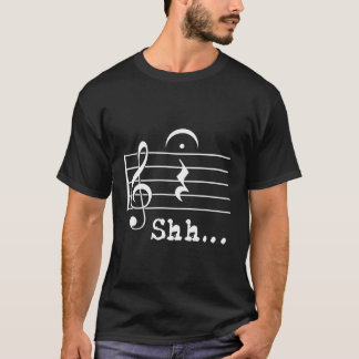 Grappige muziek notitie geschenken muzikant SHH Qu T-shirt