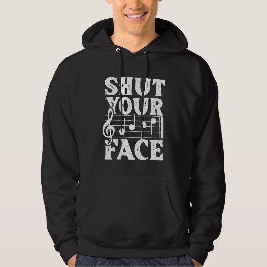 Grappige muziek Piano Player Gift Pianist Sluit Uw Hoodie (Voorkant)