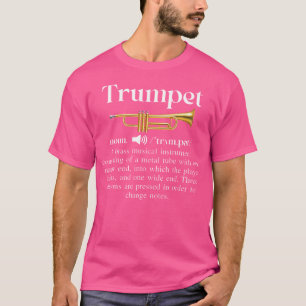 Grappige muziek trompet zelfstandig naamwoord defi t-shirt