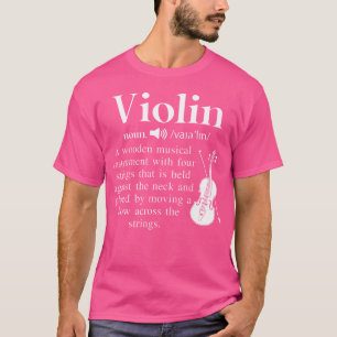 Grappige muziek Viool zelfstandig naamwoord defini T-shirt