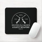 Grappige Muzzleloader Accessoires lange afstand ge Muismat (Met muis)