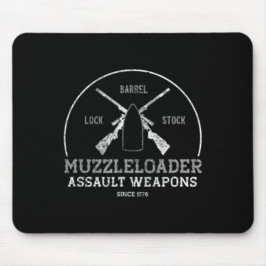 Grappige Muzzleloader Accessoires lange afstand ge Muismat (Voorkant)