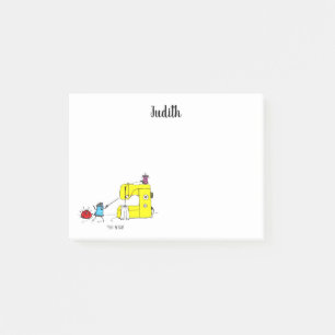 Grappige naaimachine Cartoon Post-it® Notes
