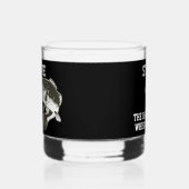 Grappige naam Bass Largemouth Bass Whisperer Whisky Glas (Links)