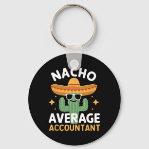Grappige Nacho Gemiddelde Accountant Cinco de Mayo Sleutelhanger