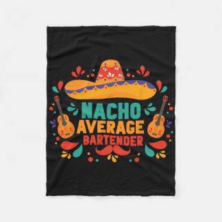 Grappige Nacho Gemiddelde Indiener Cinco de Mayo M Fleece Deken