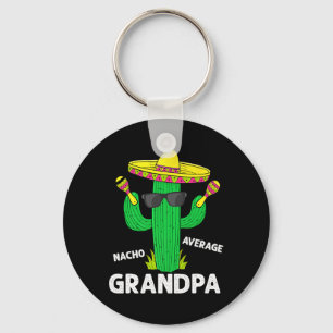 Grappige Nacho Gemiddelde Opa Sombrero Cinco De Ma Sleutelhanger