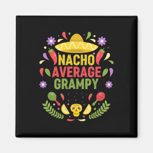 Grappige Nacho Gemiddelde Opa van Cinco De Mayo  Magneet
