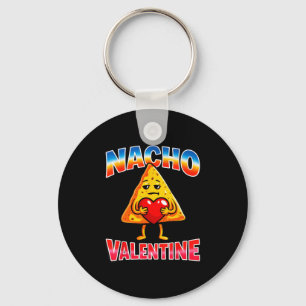 Grappige nacho valentine meisje jongen anti valent sleutelhanger