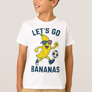 Grappige Nana Voetbal Cartoon Trappen Ll Vlag Van T-shirt