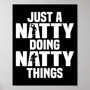 Grappige natty dingen poster
