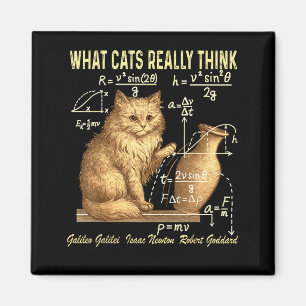 Grappige Natuurkunde Wetenschap Humor Wat Katten E Magneet