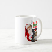 Grappige Naugthy Cat Stole Christmas Turkije Mok (Voorkant rechts)