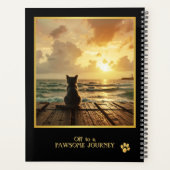 Grappige nautische foto grid kat planner (Achterkant)