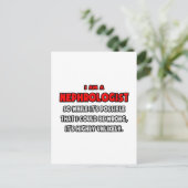 Grappige nefroloog.. Zeer onwaarschijnlijk Briefkaart (Staand voorkant)