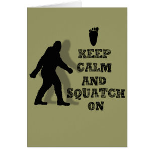 Grappige nerdy geek grote voet sasquatch