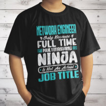 Grappige netwerkingenieur functietitel professie v