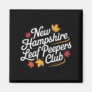 Grappige New Hampshire Leaf Er's Club Herfst Blad Magneet
