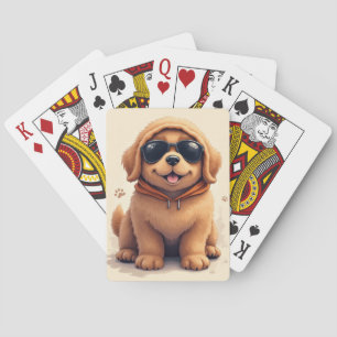 Grappige Newfoundland Kawaii Hond Pokerkaarten
