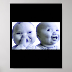 Grappige Niche Baby Gen Z Meme Ai Viraal Giechelen Poster