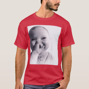 Grappige Niche Baby gen z Meme ai Viraal Giechelen T-shirt