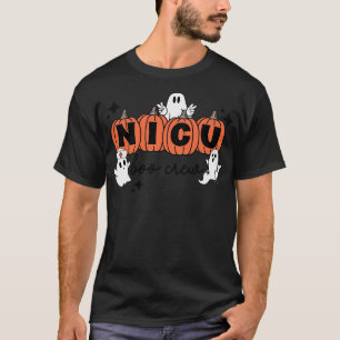 Grappige NICU Boo Crew Verpleegster Halloween T-shirt
