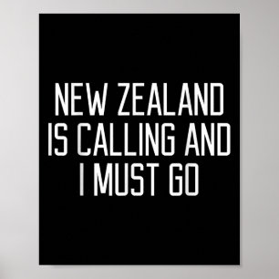 Grappige Nieuw-Zeelandse Quote Poster