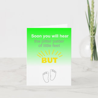 Grappige nieuwe baby gefeliciteerd kaart