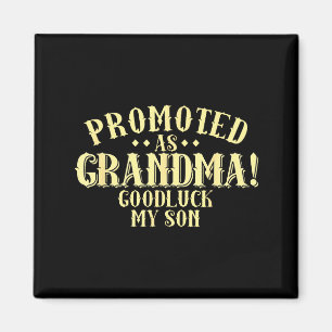 Grappige Nieuwe Oma Promotie Quote Oma Humor Magneet