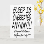 Grappige nieuwe ouders gefeliciteerd kaart (Gele Bloem)