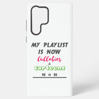 Grappige nieuwe vader/moeder playlist samsung galaxy hoesje