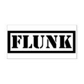Grappige nieuwigheid Flunk Stamp Rubberstempel (Afrduk)