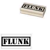 Grappige nieuwigheid Flunk Stamp Rubberstempel (Gestempeld)